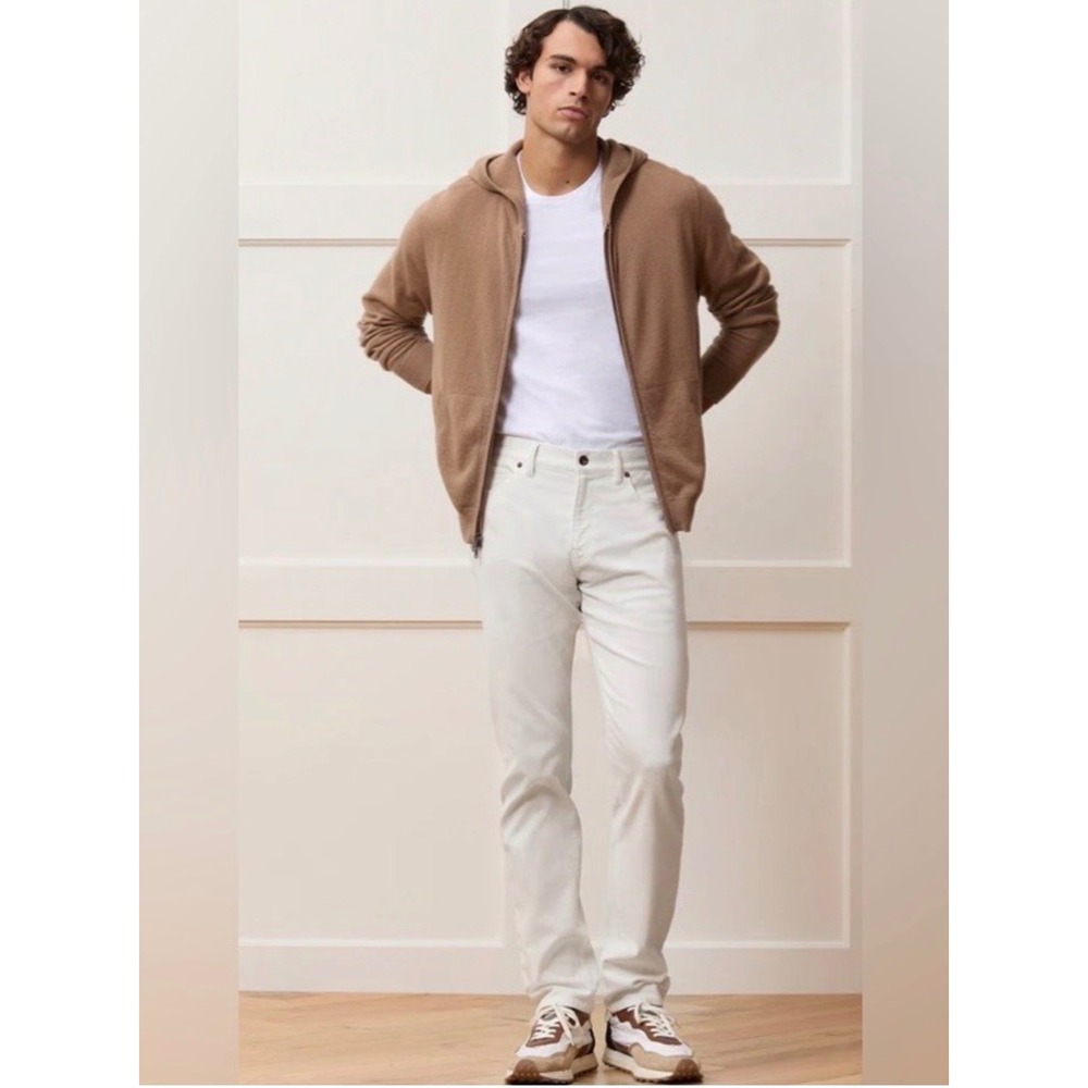 NWT Todd Snyder | Slim Washed 5-Pocket Cord 32x34 Ivory Stretch Cord JE032515